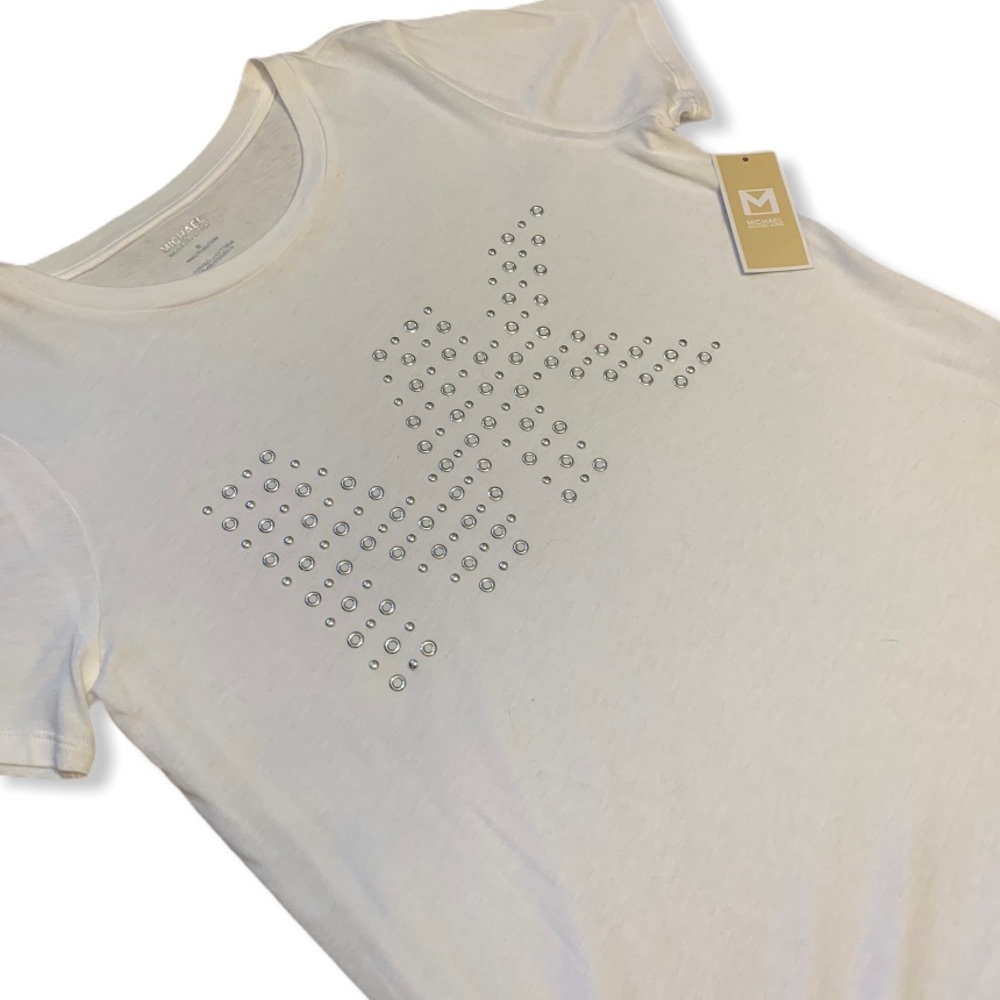 NWT Michael Kors | short sleeve tee with bling